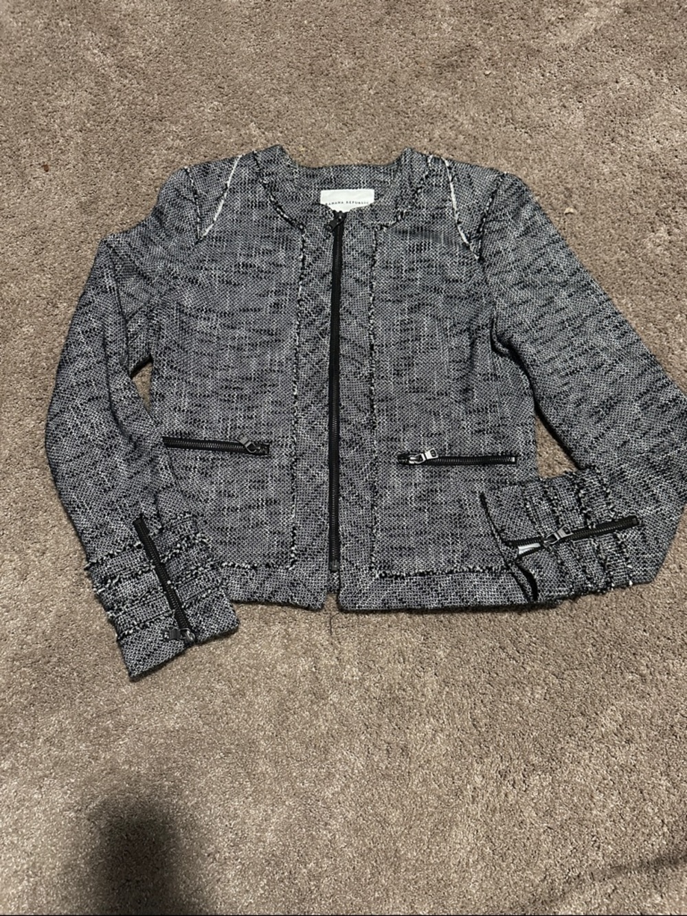 Banana Republic Woven Zip-Front Jacket